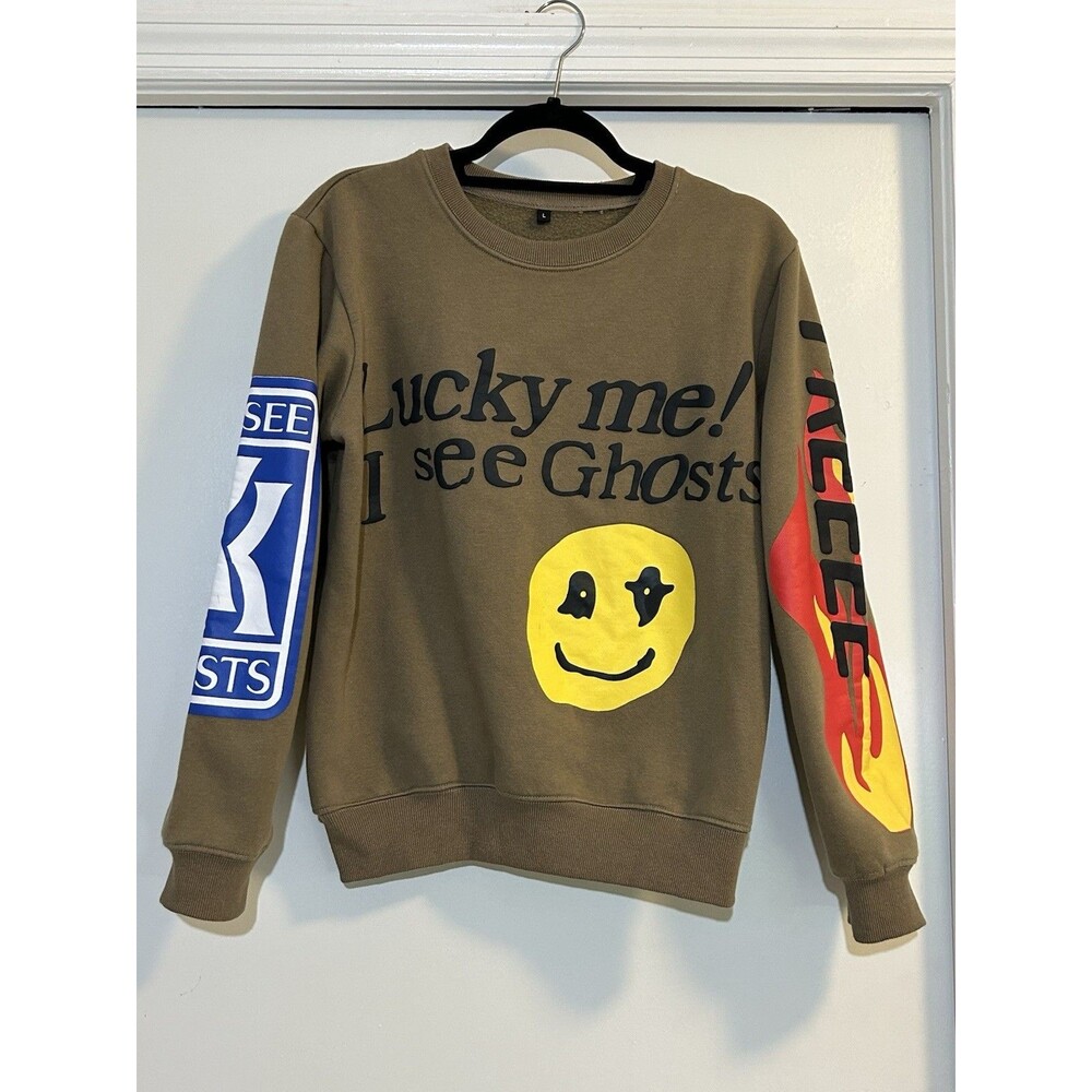 Lucky Me I See Ghosts Sweatshirt – Size Large
